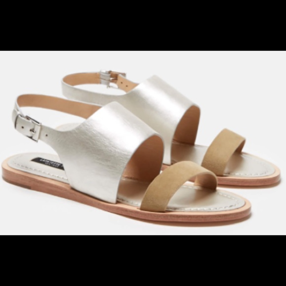Lafayette 148 Women Opal/Morel Violetta Sandals